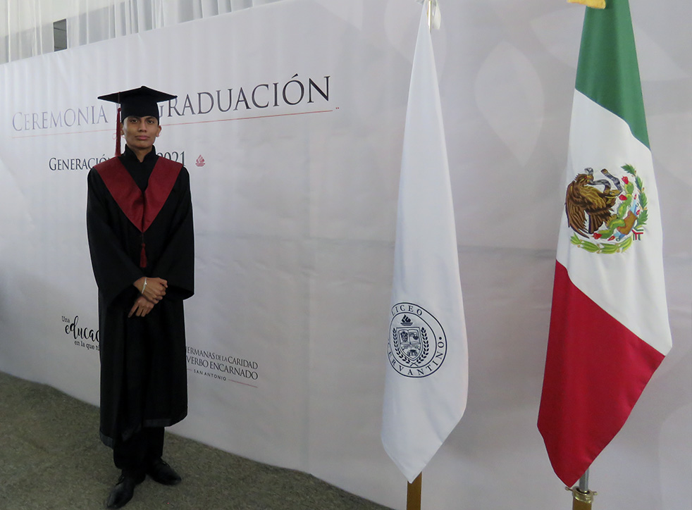 Orlando Mendoza Muñoz, egresado de Preparatoria General.